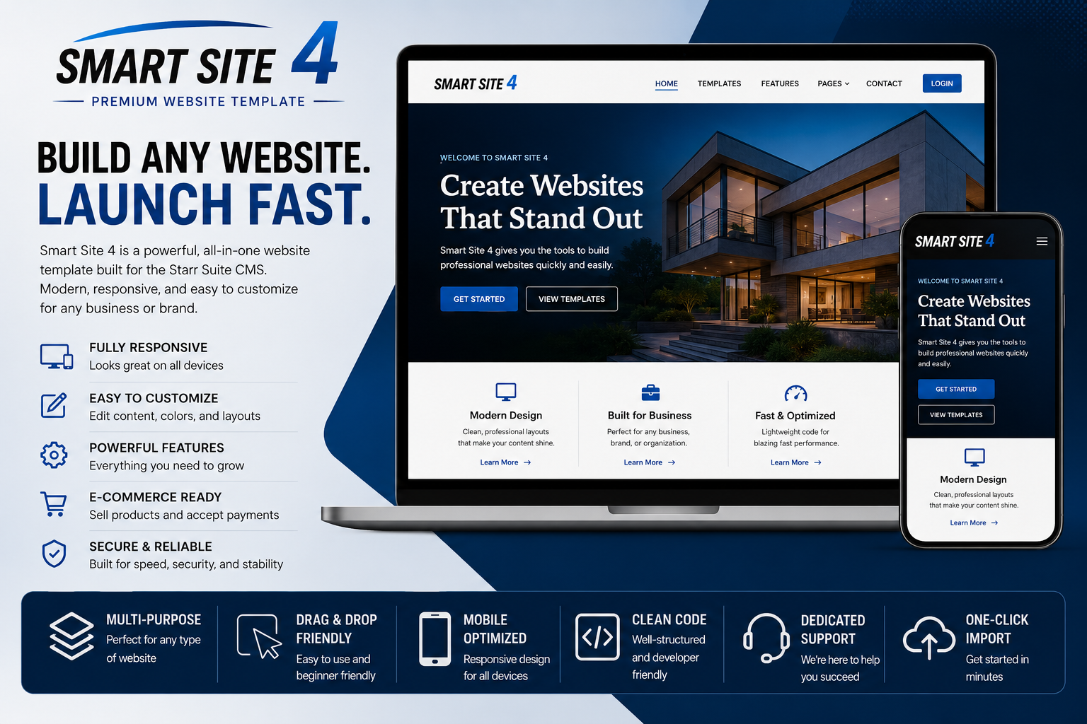 Smart Site 4 – Premium Business Website Template
